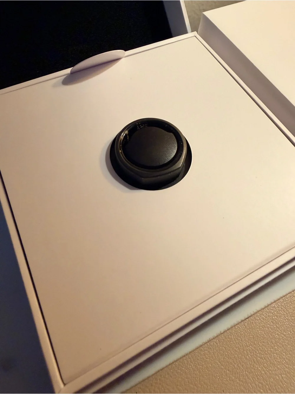 Oura Black Charging Dock with White Presentation Box